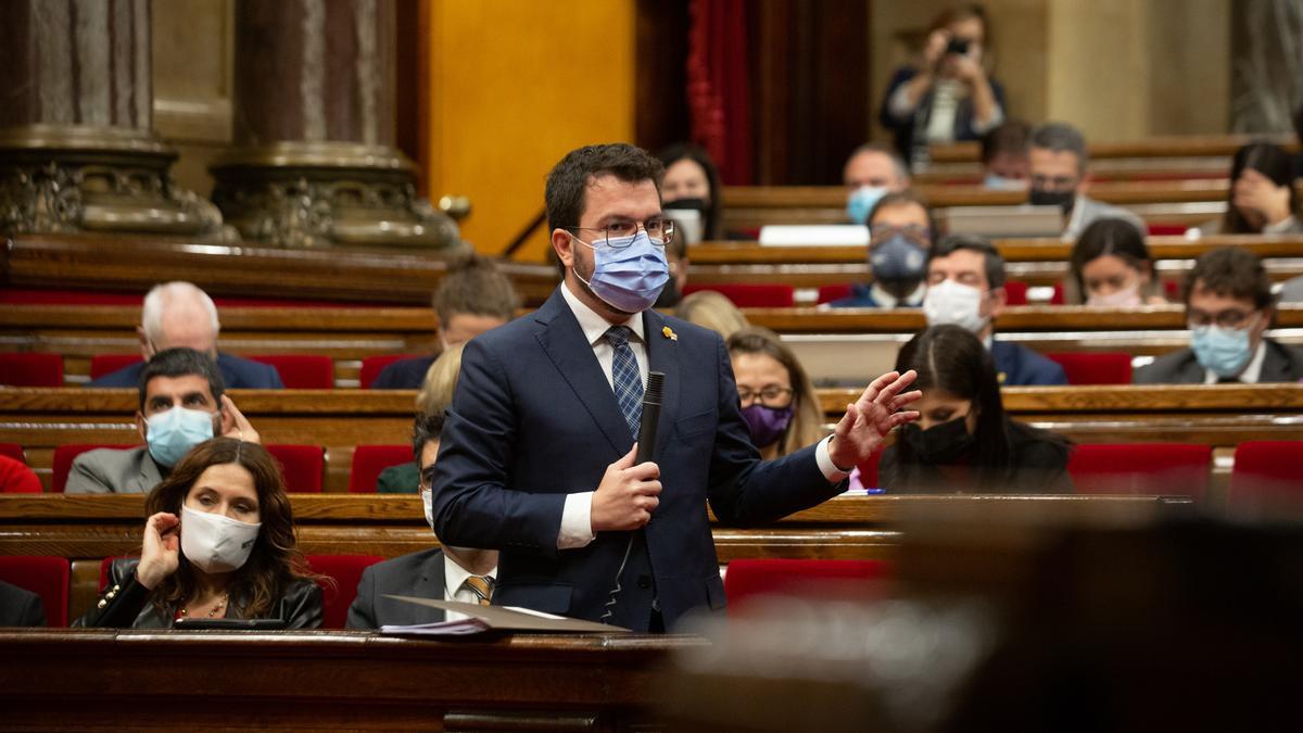 El president de la Generalitat, Pere Aragonès.