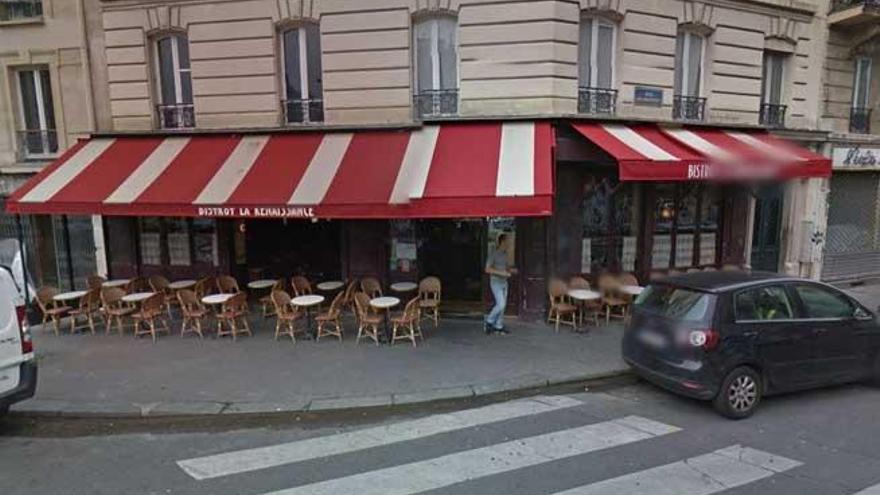 Cafetería en la que se rodó &#039;Malditos bastardos&#039; en París.