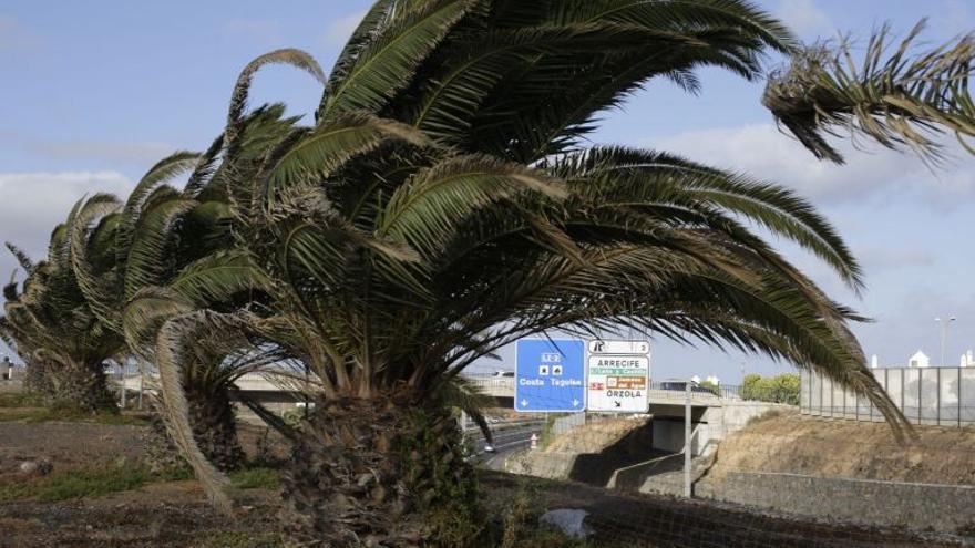 Lanzarote registra rachas de viento de 80 kilómetros por hora