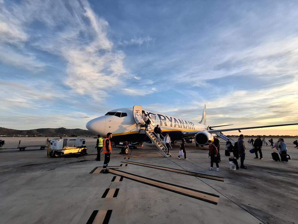 Avión de Ryanair.
