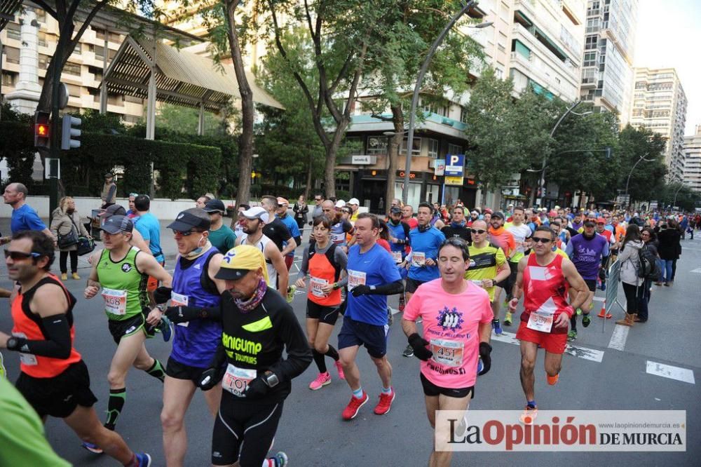 Murcia Maratón. Salida