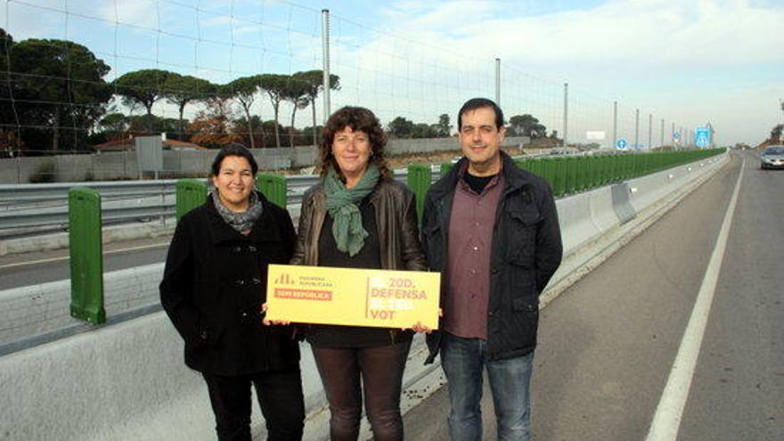 Jordà en un dels pocs trams d&#039;autovia de la N-II.