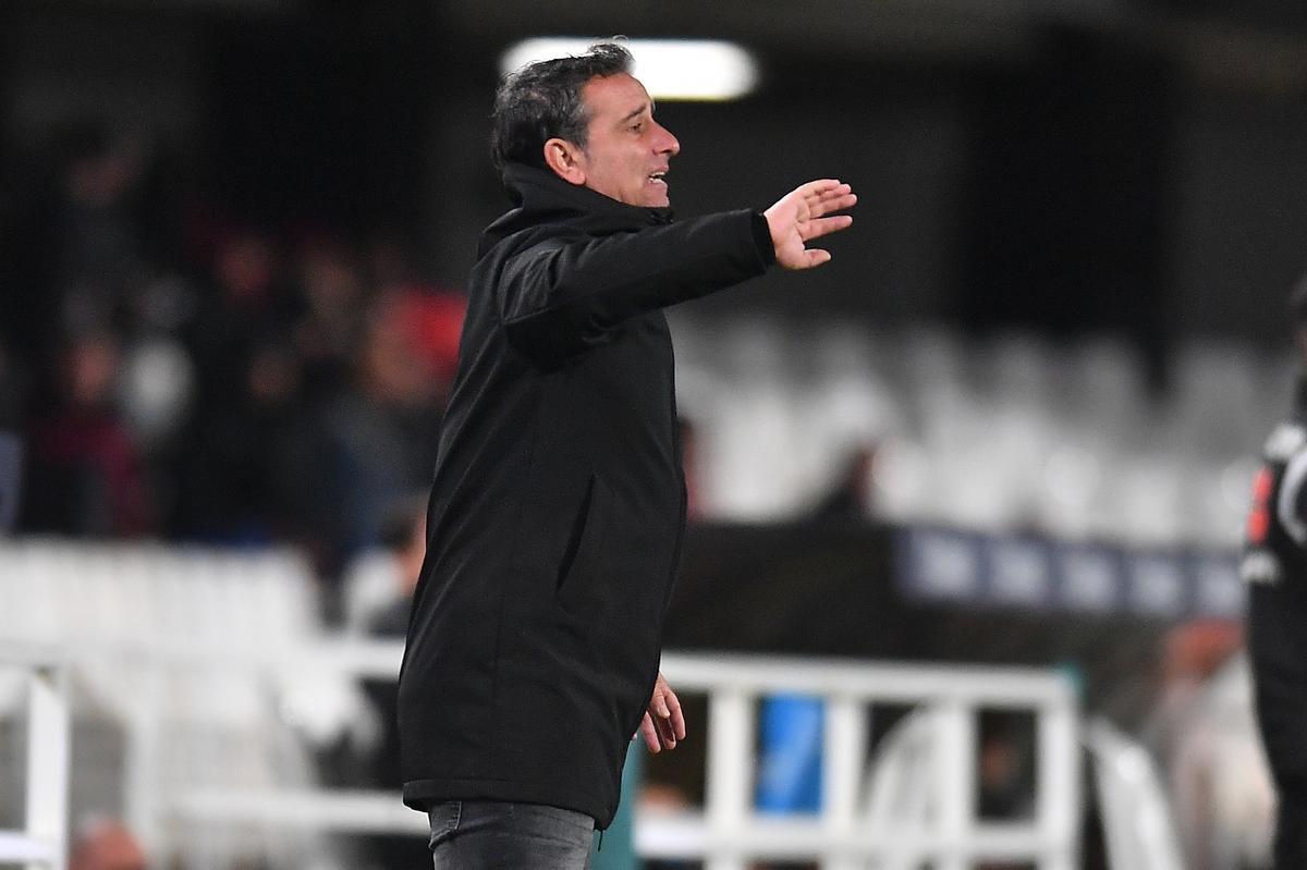 Jandro Castro, en el último encuentro de liga