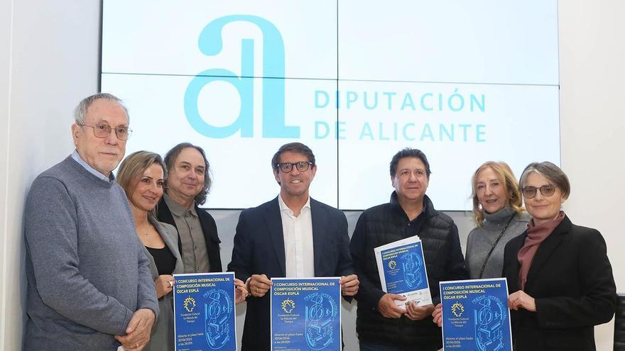 Un homenaje a modo de premio en Alicante: nace la primera edición del Concurso de Composición Musical Óscar Esplá