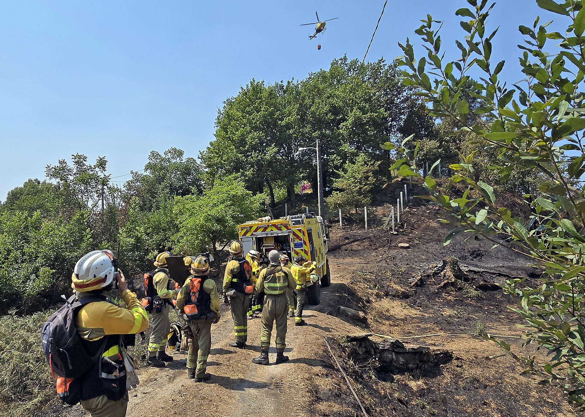 Los incendios sacuden Galicia