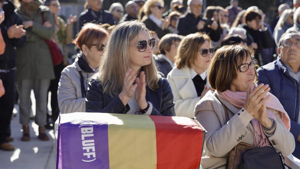 Entrega de los restos de las fosas de los fusilados por el franquismo en el Cementerio de Paterna
