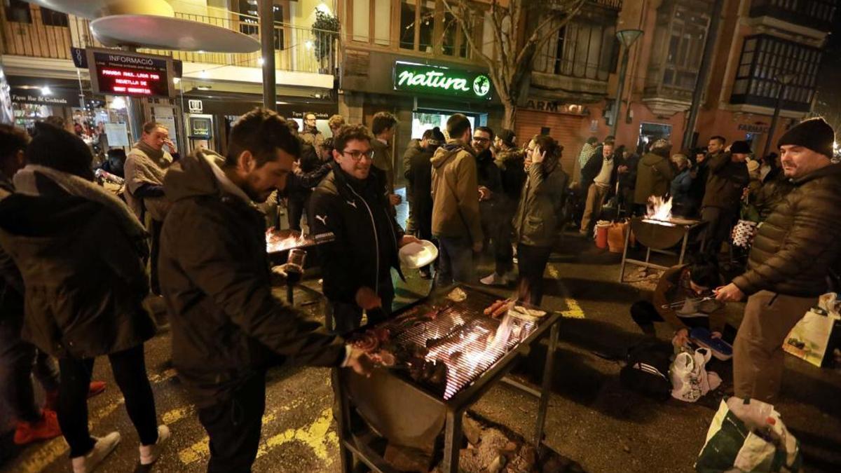 Palma feiert Sant Sebastià trotz Regen, Wind und Kälte im Januar