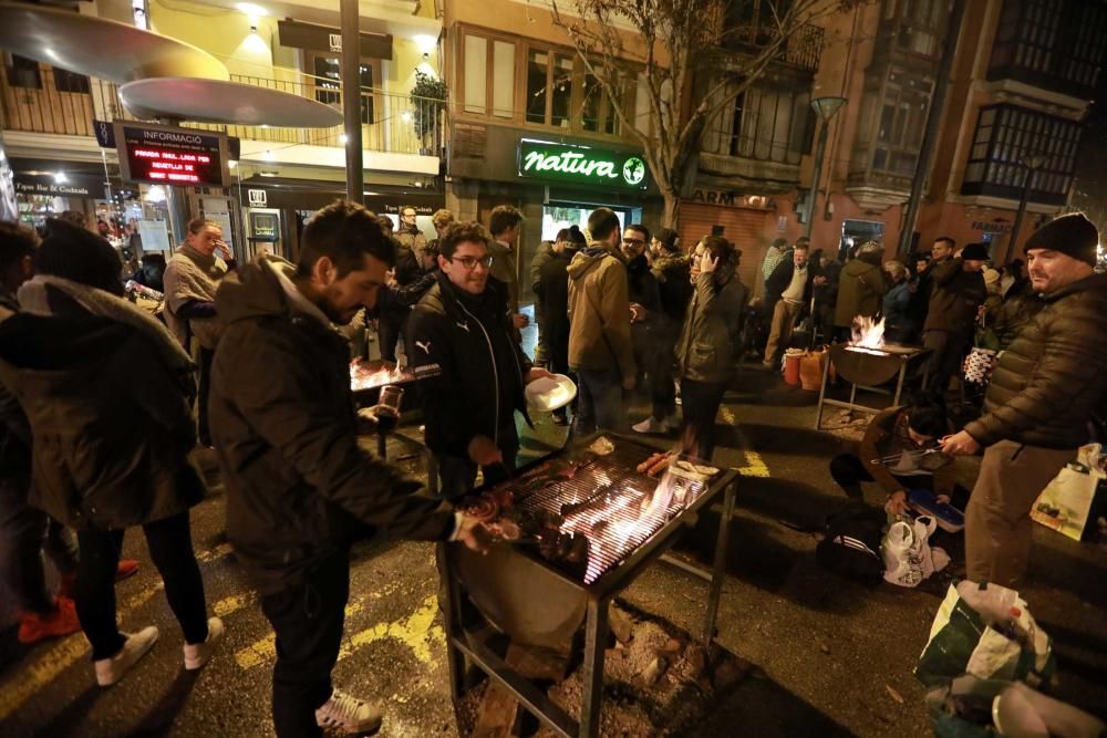 Palma feiert Sant Sebastià trotz Regen, Wind und Kälte