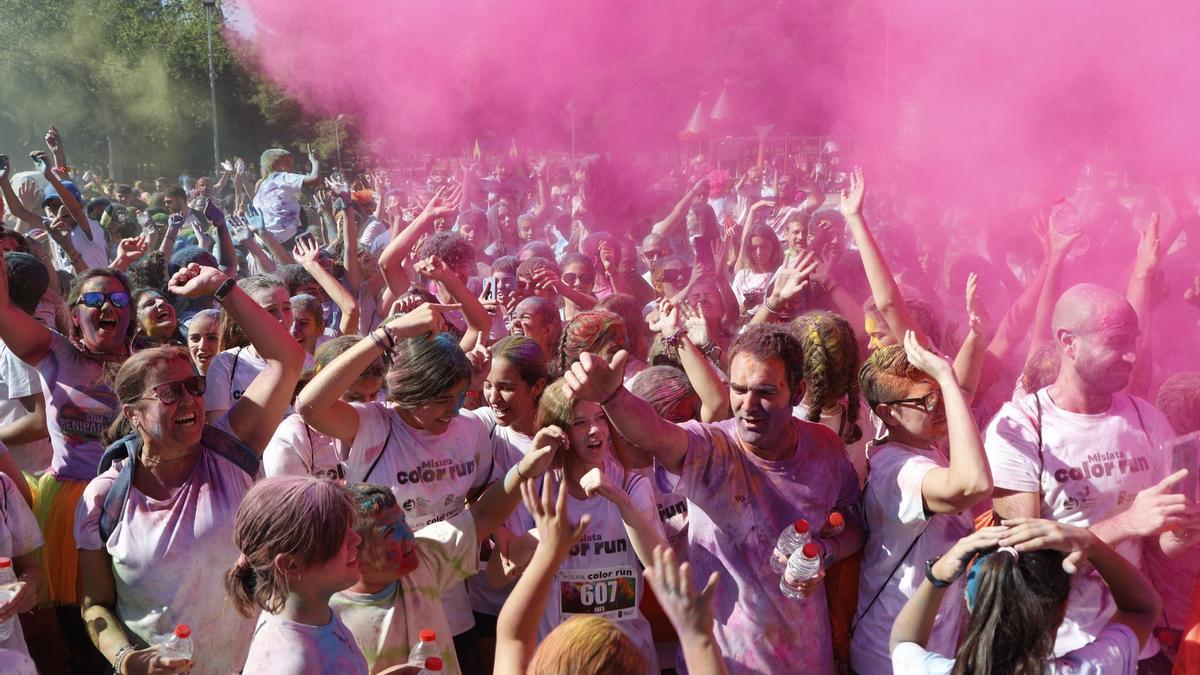 Vista de la Color Run.