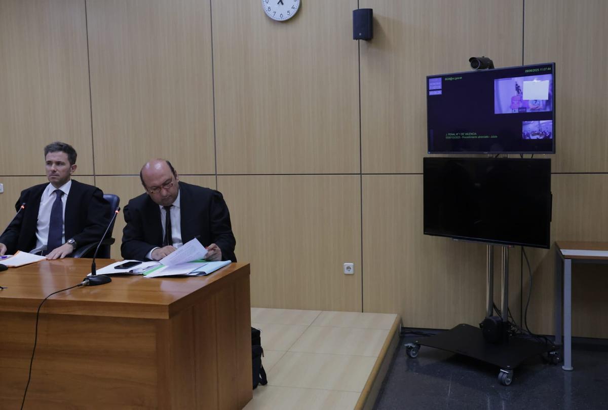 Pedro Lozando ha asistido al jucio por videoconferencia.