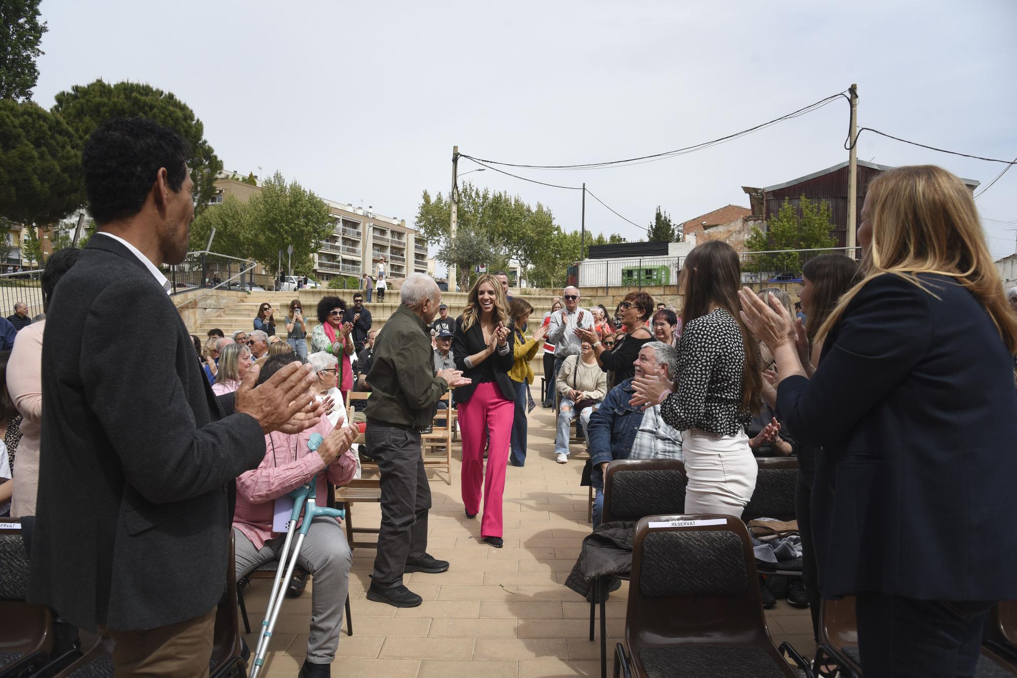 La ministra Sánchez presenta la candidatura d'Èlia Tortolero a Sant Joan de Vilatorrada