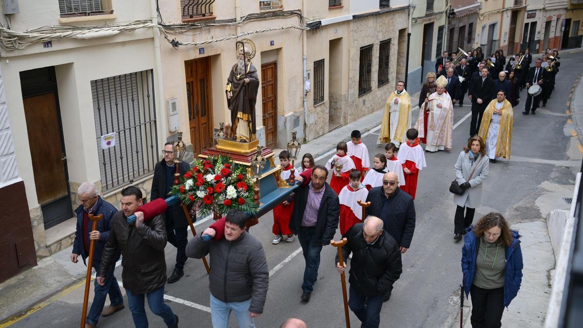 Bendición de la remodelación de la ermita de Sant Antoni Abat de Llucena