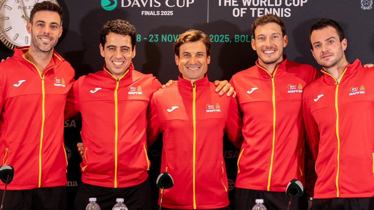 El equipo español de la Copa Davis