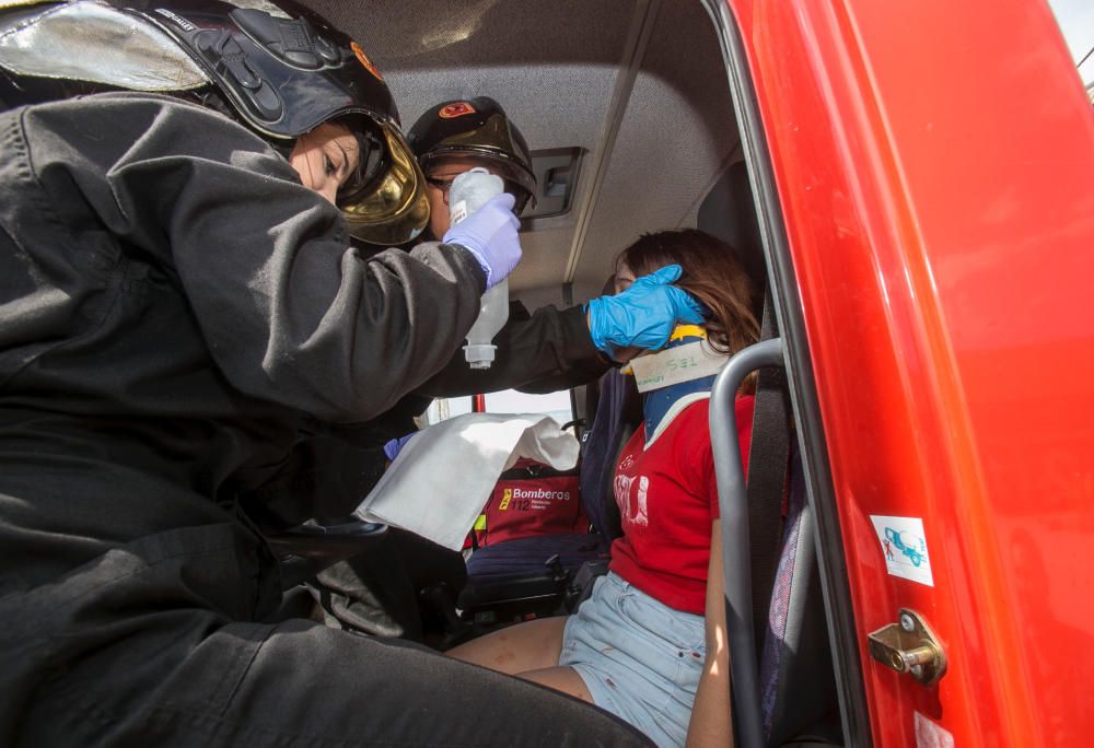 Simulacro de emergencias IES Leonado Da Vinci