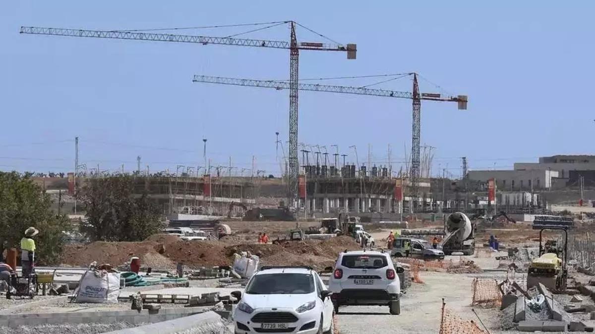 Construcción de viviendas.