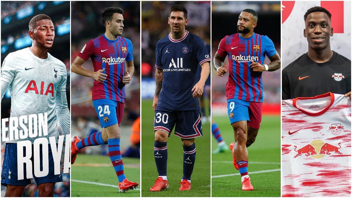 Emerson, Eric Garcia, Messi, Memphis e Ilaix han sido algunos de los protagonistas del mercado de fichajes blaugrana