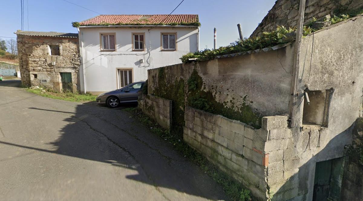 Vista de una de las edificaciones de Borroa, en Arteixo.