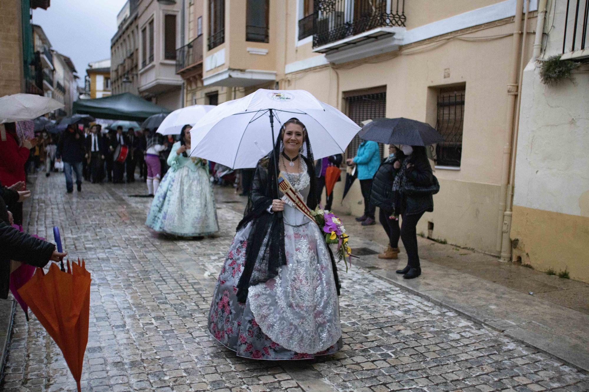 Una Ofrenda pasada por agua en Xàtiva