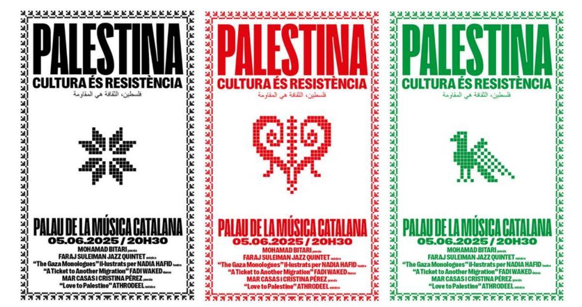 Cartel de "Palestina - Cultura és resistència"
