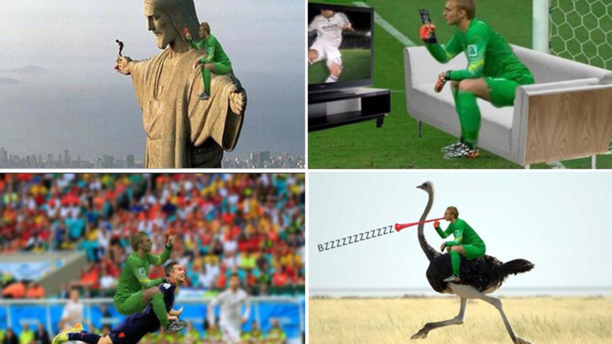 Jasper Cillessen se hizo viral durante el pasado Mundial de Brasil