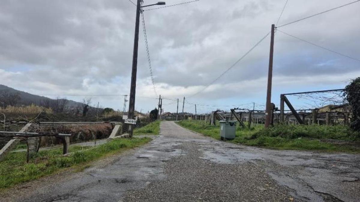 Uno de los tramos en  peor estado del camino.