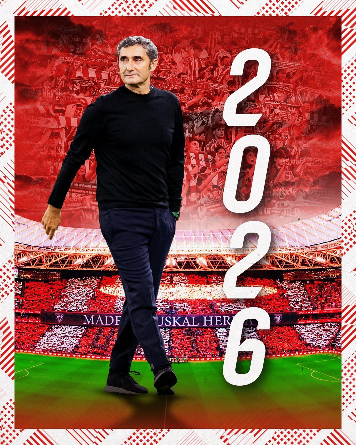 Ernesto Valverde, hasta 2026