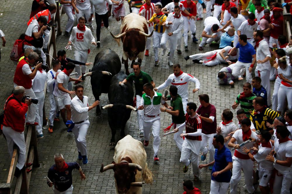 Primer encierro dels Sanfermines 2018