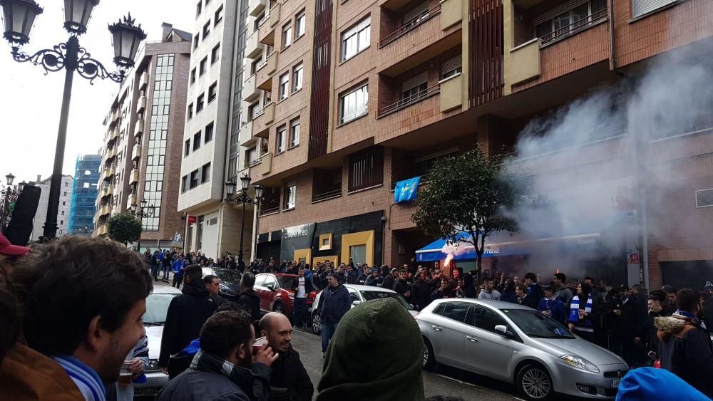 Derbi asturiano:  Así se vive los momentos previos al partido entre Real Oviedo y Sporting