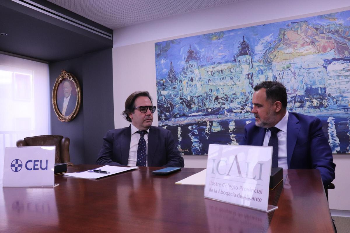 El ICALI y la Universidad CEU Cardenal Herrera sellan una alianza para acercar la formación universitaria al ejercicio profesional del Derecho.