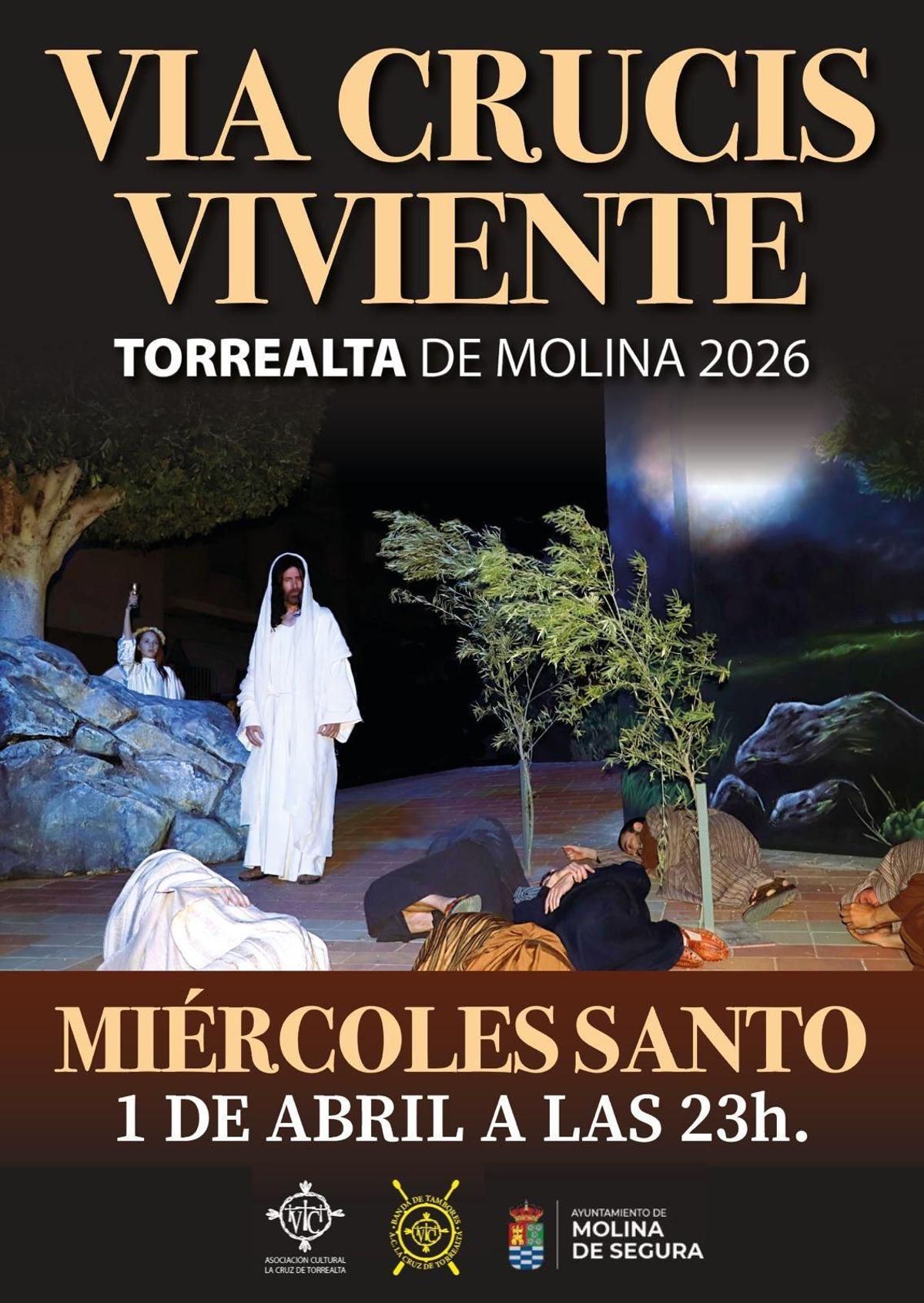 Cartel del Via Crucis de La Torrealta