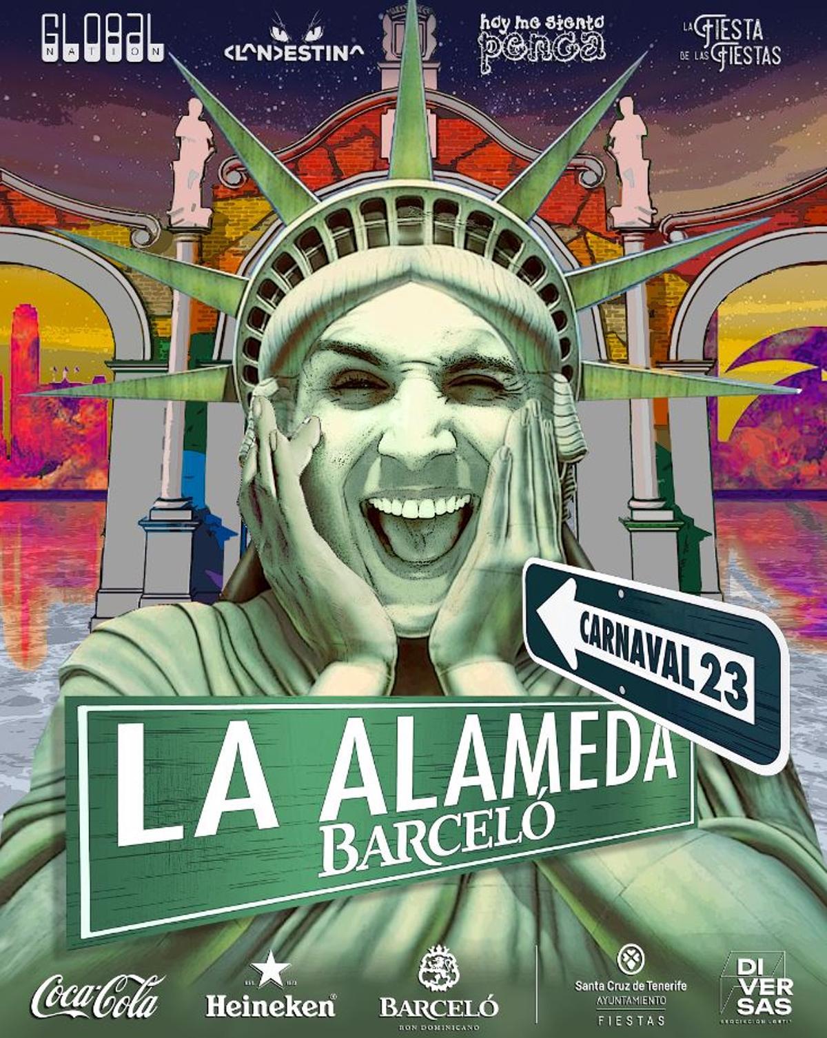 Cartel del espacio La Alameda de la Libertad.