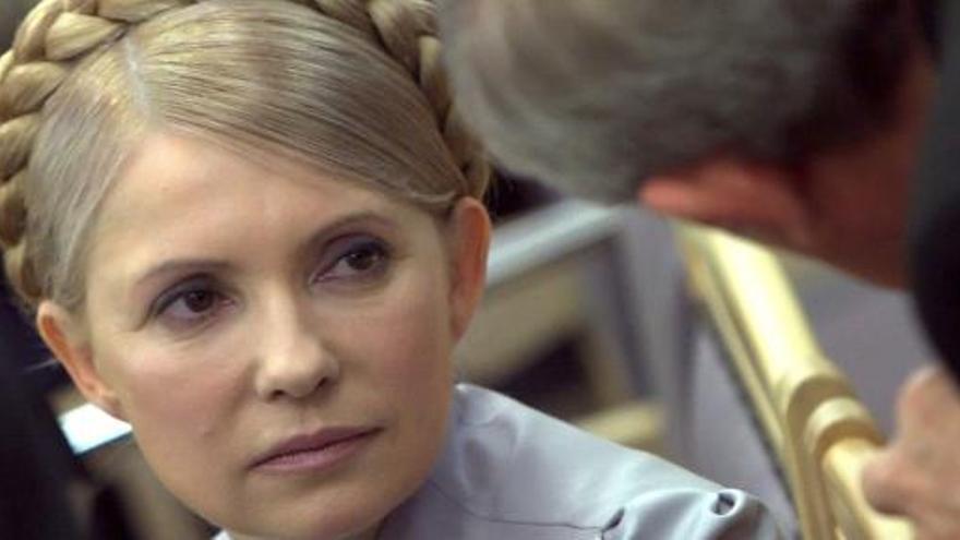 Yulia Timoshenko está en prisión por abuso de poder.