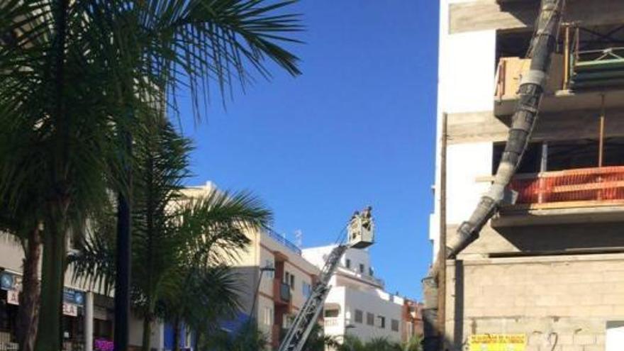 Derrumbe de un edificio en Tenerife