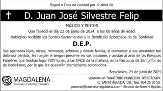 D. Juan José Silvestre Felip