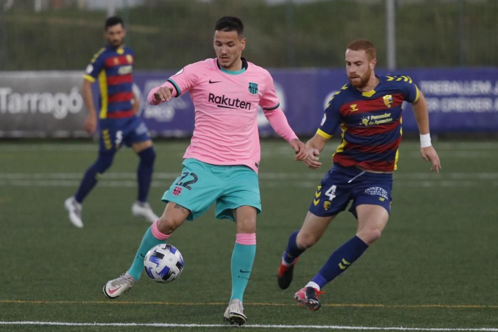 Llagostera- Barça B, en imatges