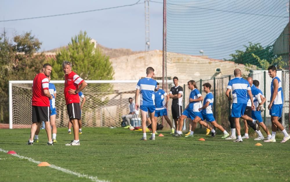 Primer entrenamiento del Hércules