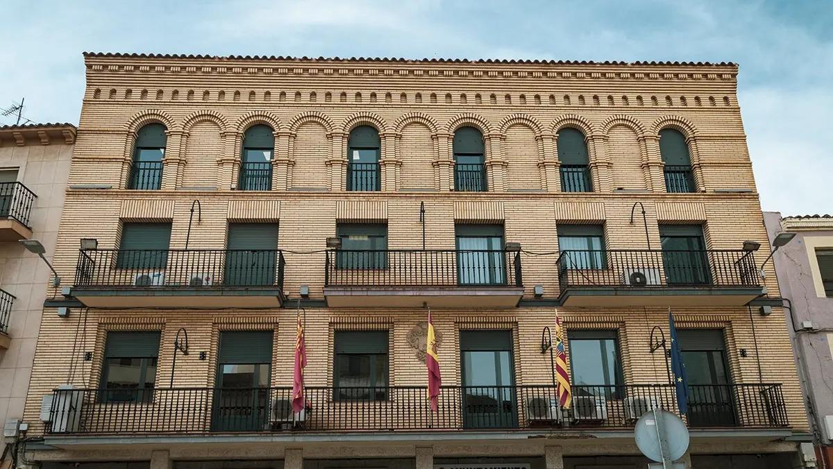 Fachada del Ayuntamiento de Alagon.