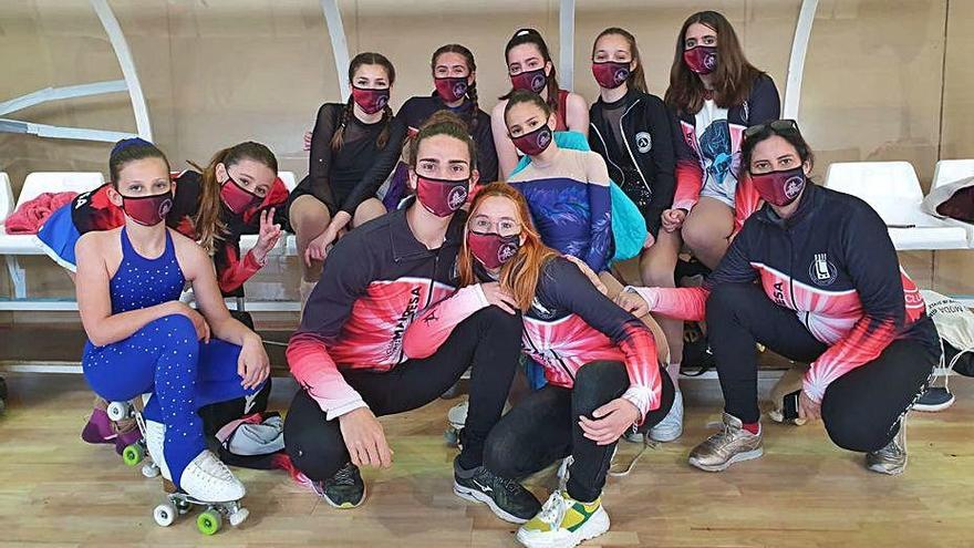 Reeixida prova del Club Patinatge Artístic Manresa