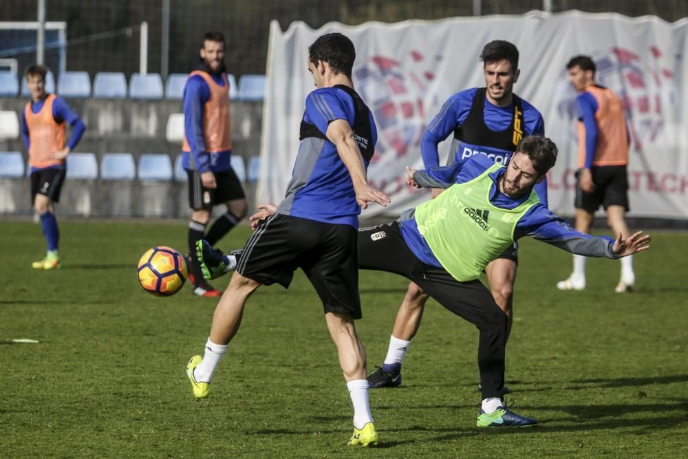 Entrenamiento del Real Oviedo.