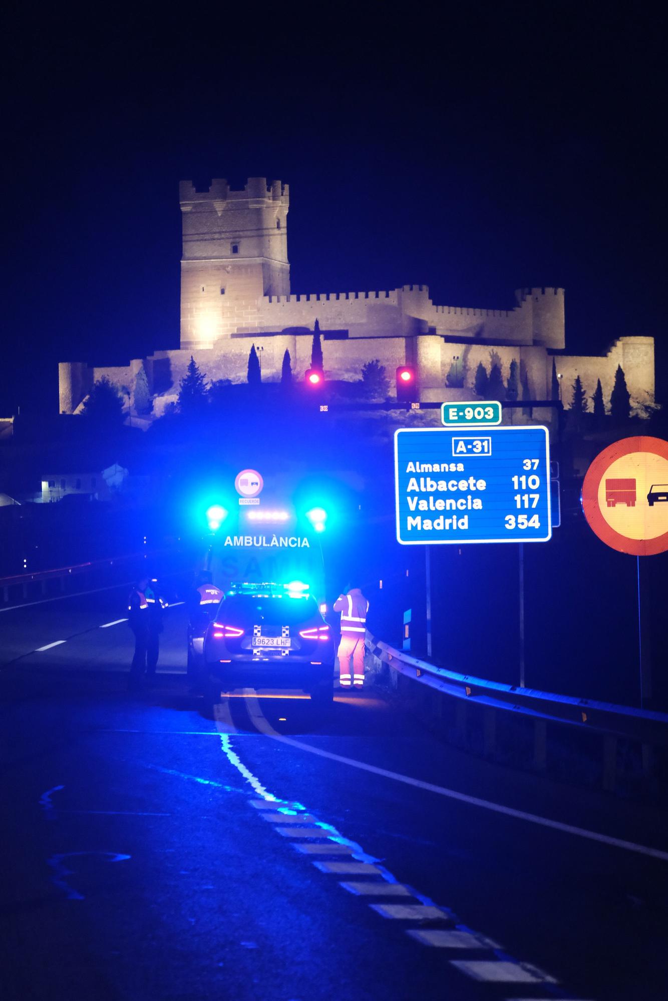 Accidente con incendio y dos heridos graves en el túnel de Villena: así ha sido el simulacro en la autovía A-31