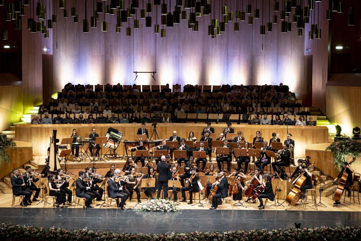 En imágenes |  El gran concierto de Año Nuevo colma de emoción una sala Mozart a rebosar El gran concierto de Año Nuevo colma de emoción una sala Mozart a rebosar