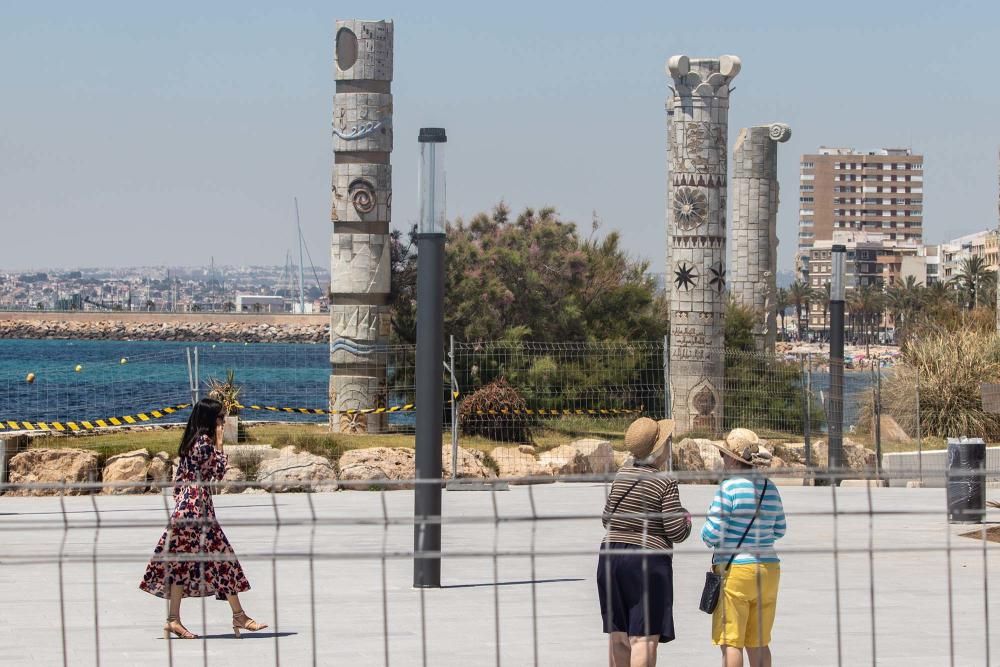 El aspecto de la renovación es similar a los paseos de Juan Aparicio y de la playa del Cura y ha costado un millón de euros