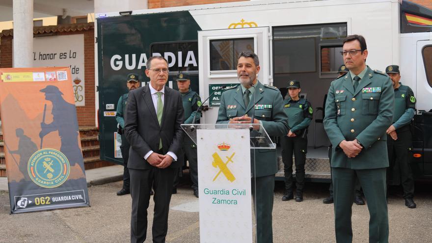 La Guardia Civil, preparada para atender a las 7.000 personas que hacen el Camino de Santiago por Zamora