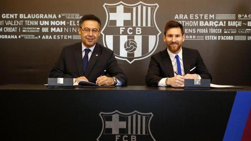Messi firma la renovación y su cláusula asciende a 700 millones