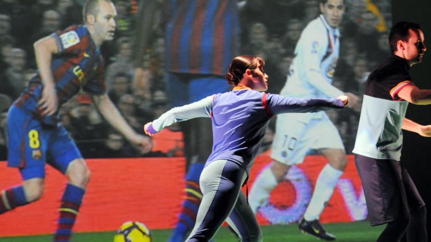 Un moment de l&#039;espectacle &#039;Foot-ball&#039; de Cesc Gelabert.