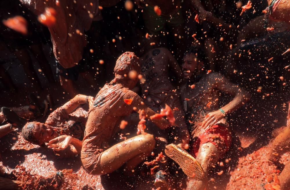 Les millors imatges de la Tomatina 2019