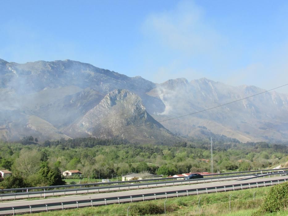 Incendios zona de Llanes.