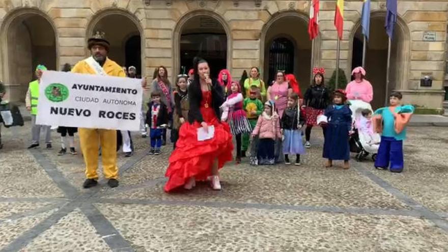 La alcaldesa de Gijón recibe a los vecinos de la ciudad independiente de Nuevo Roces