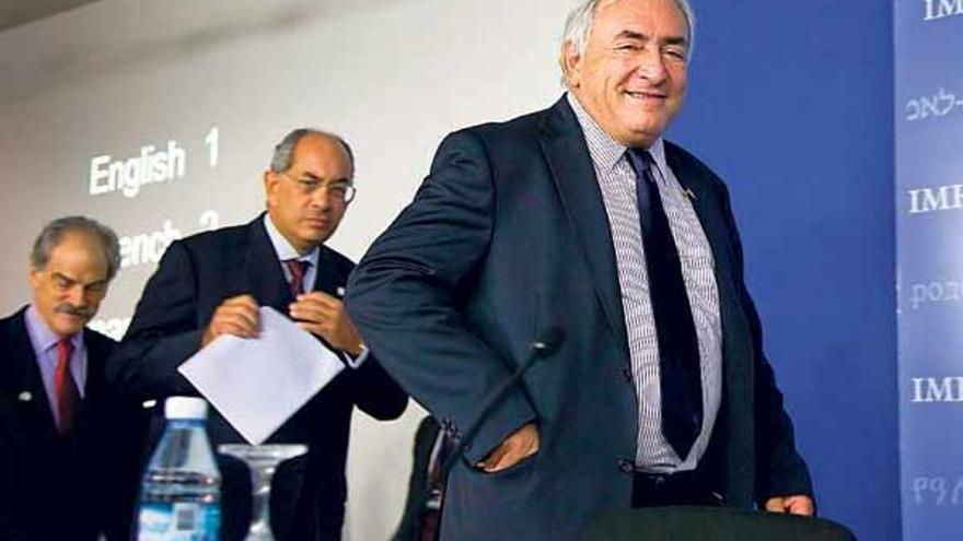 El director gerente del FMI, Dominique Strauss-Kahn.