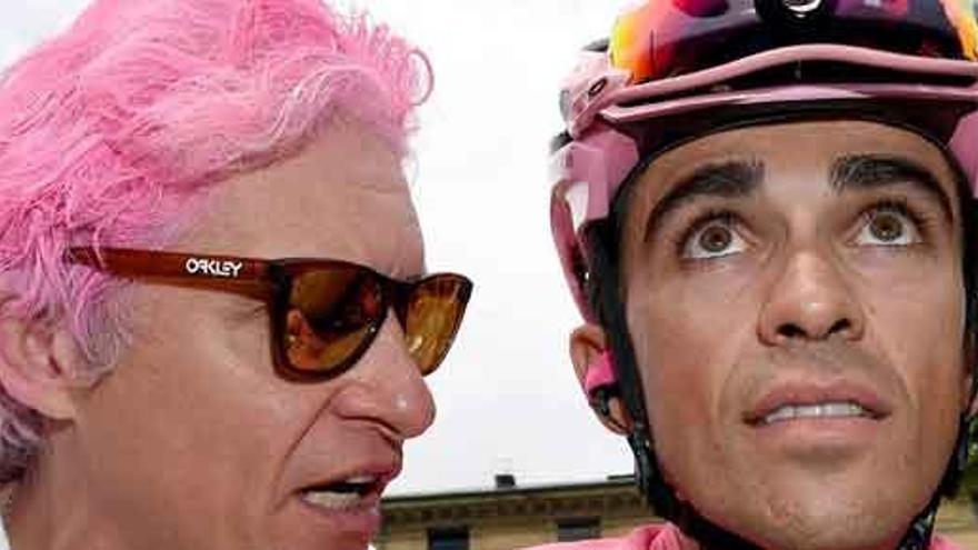 Tinkov, con Contador en una imagen de archivo.